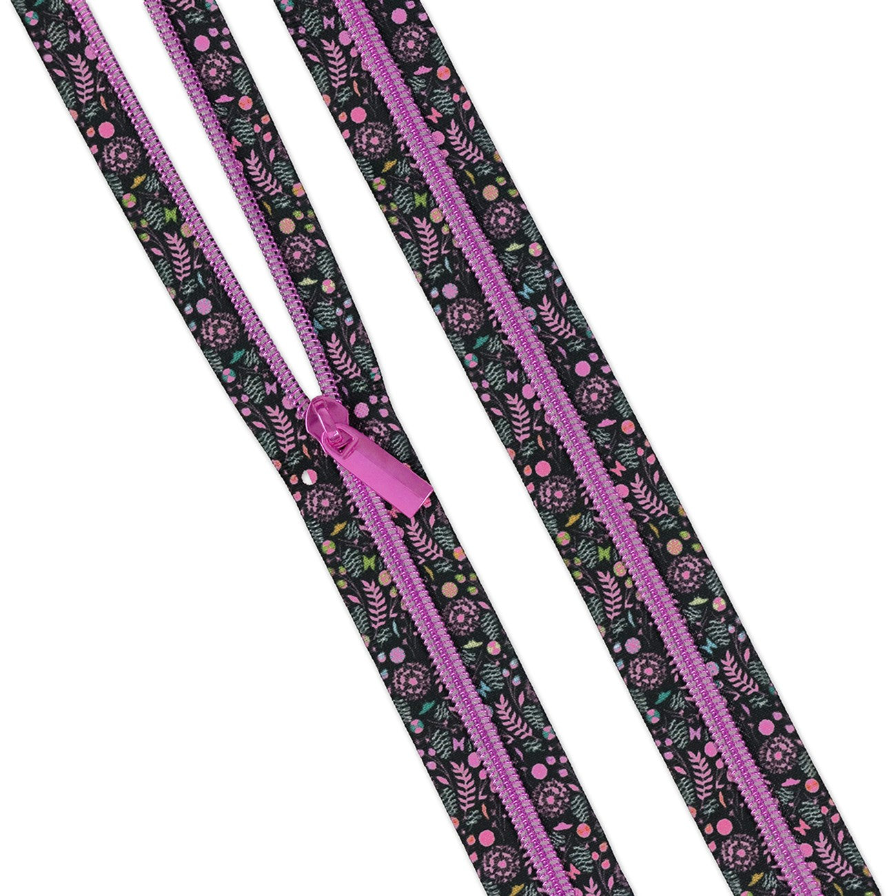 Tula Pink Prince Charming Deja Vu Collection: 3 Yards of #5 Zippers Dandelion