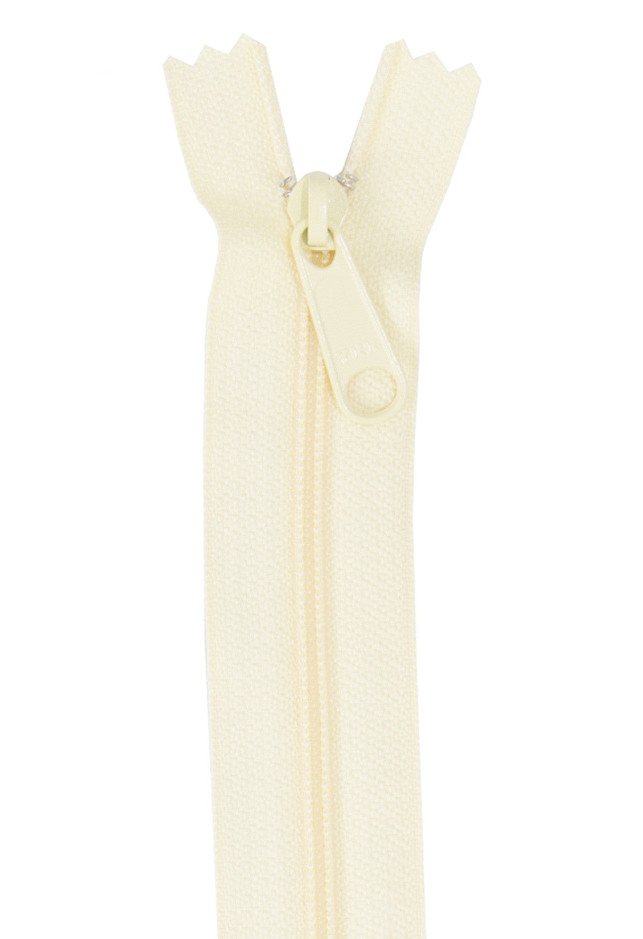 Handbag Zipper 24in Butter Cream
