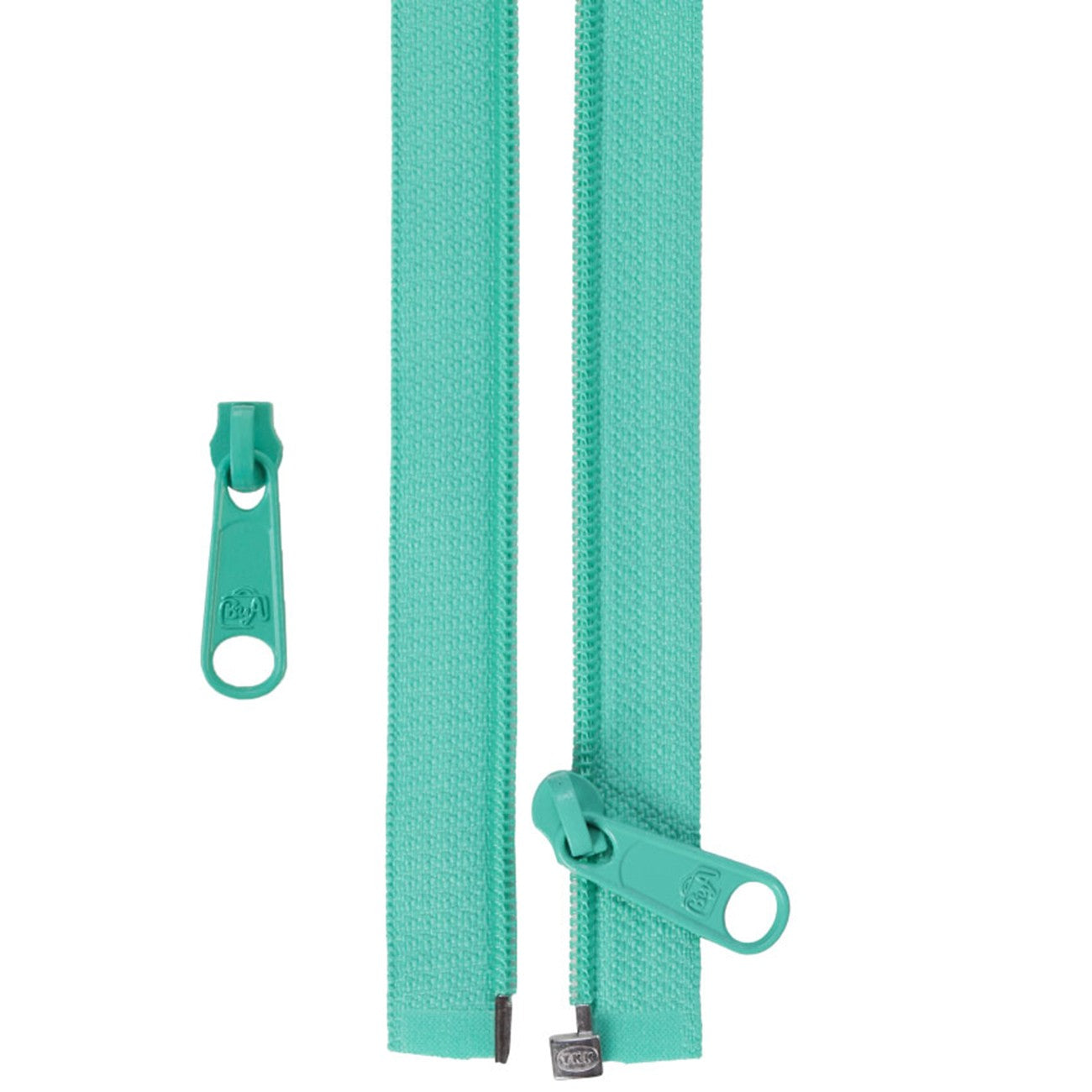 50in Separating Zipper and Extra Slide Turquoise