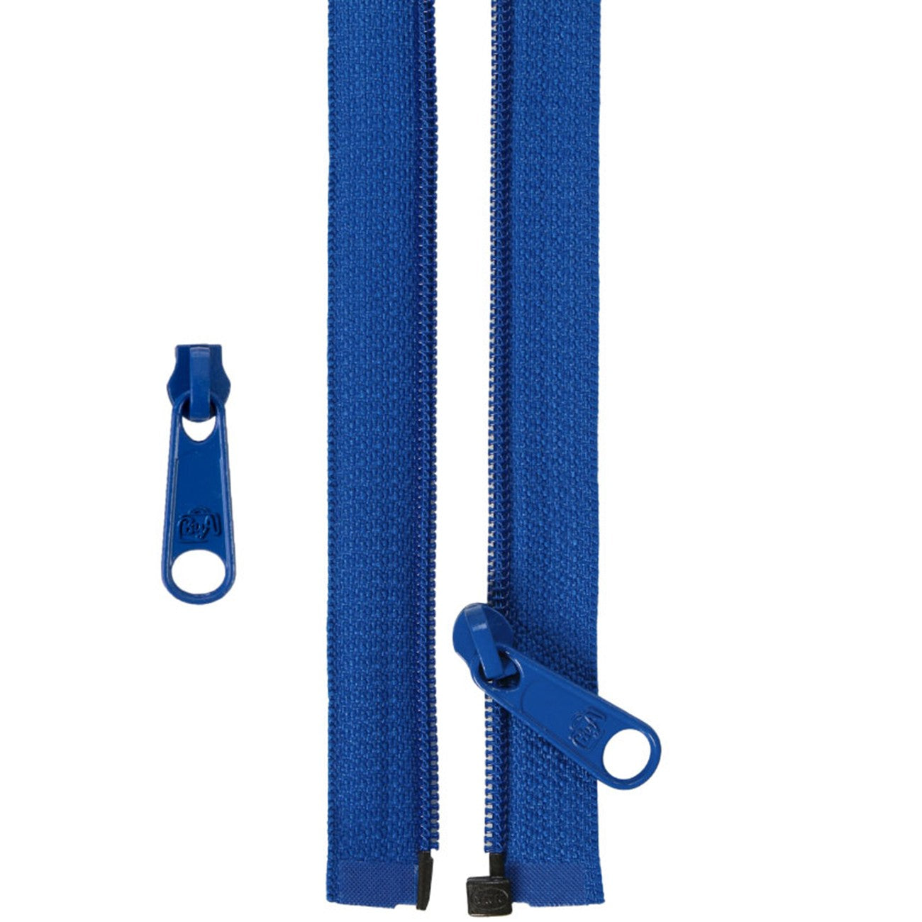50in Separating Zipper and Extra Slide Blastoff Blue