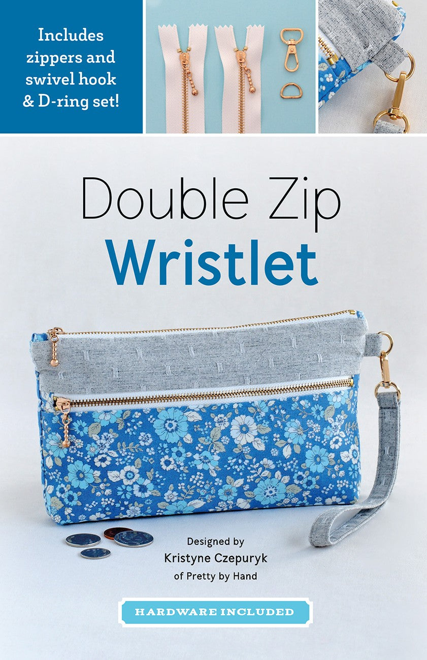 Double Zip Wristlet Kit