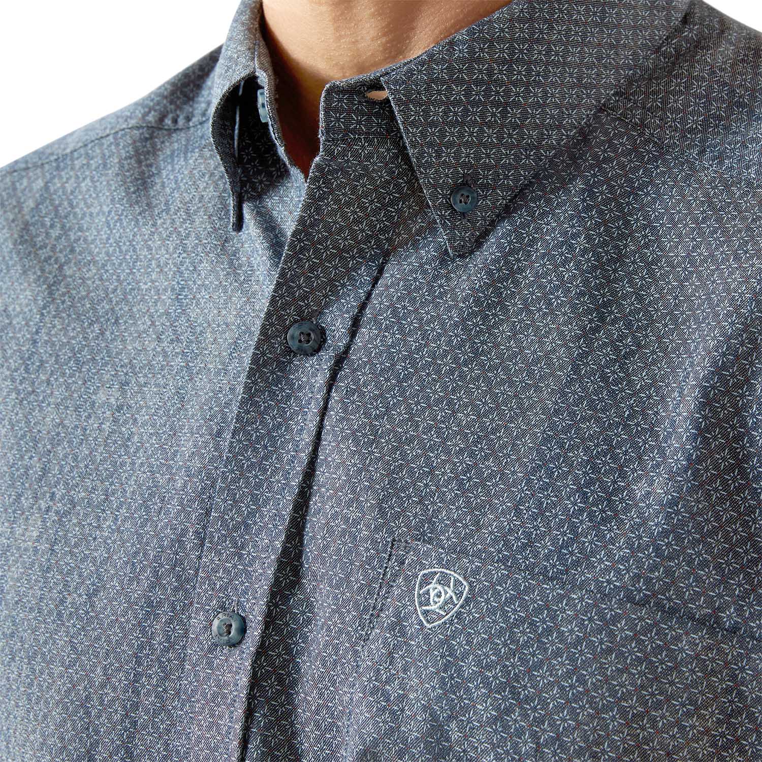 Ariat Mens Trent Classic Fit Long Sleeve Shirt – Rugged Button-Front Casual Shirt