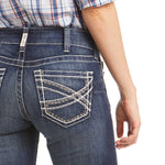 Ariat R.E.A.L. Mid Rise Boot Cut Jeans, Entwined Stitch