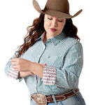 Ariat Women's Kirby Wrinkle-Free Long Sleeve Shirt – Figure-Flattering, Equestrian Performance Top