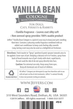 Jeffers Pet Colognes with Coat Conditioner, 16 oz Spray