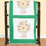 Basket of Sunflowers 18″ Quilt Blocks