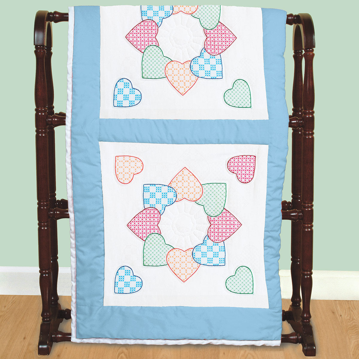 Patchwork Hearts 18″ Quilt Blocks