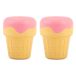 Jeffers Ice Cream Cone Natural Rubber Stuffable Treat Dispensing Dental Dog Chew Toy