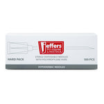 Jeffers Poly Hub Hypodermic Needles for Veterinary Use, Box of 100