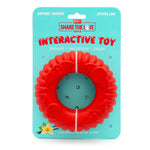 Jeffers Red Virgo Tugger Natural Rubber Dog Dental Chew Toy for Interactive or Solo Play