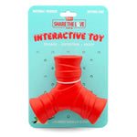 Jeffers Red "Y" Natural Rubber Dental Dog Chew Toy for Medium Chewers