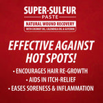 Jeffers Super-Sulfur Skin & Wound Healing Paste for Pets, Horses, & Livestock