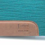 Jeffers WoolLuxe 100% Wool Equine Saddle Pad – Cushioned, Breathable, and Shock-Absorbing