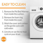 K&H Pet Products Thermo-Kitty Bed Indoor Heated Cat Bed – Safe, Energy Efficient & Washable