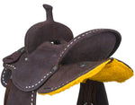 King Series Youth Stratford Suede Barrel Saddle