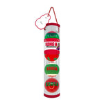 KONG Holiday Occasions Tennis Balls for Dogs, Medium, 4 Pack