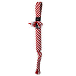 KONG Holiday Scrubz Candy Cane Dog Tug & Fetch Toy