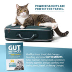 Pet’s Choice Gut Instincts Probiotic Supplement for Cats, Digestive & Immune Support, 30 Powder Packets, Made in USA