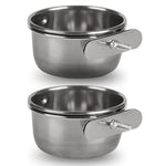 Jeffers Stainless Steel Coop/Kennel Cup with Clamp