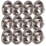 Jeffers Stainless Steel Embossed Wide-Lip Food & Water Pet Bowls